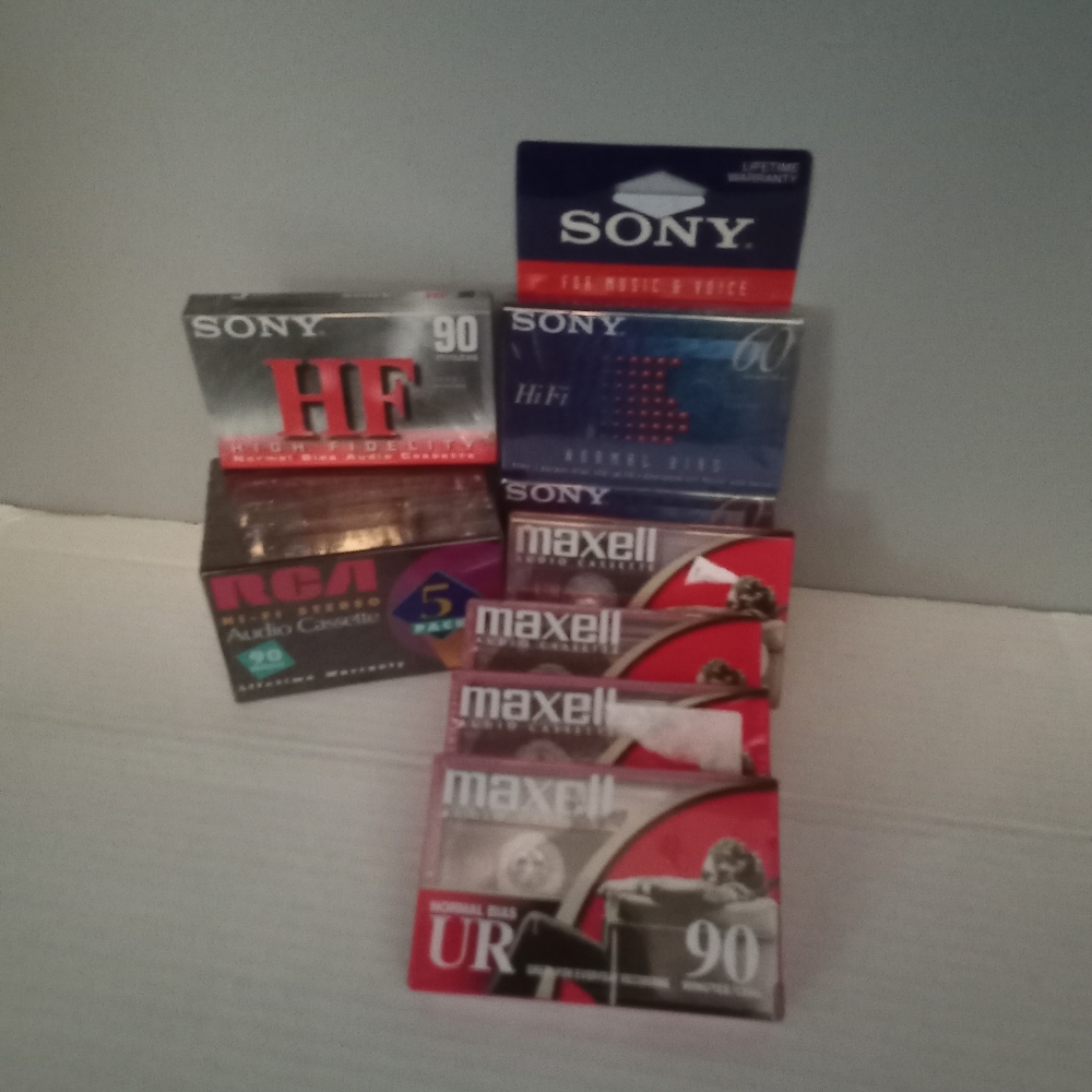New audio cassettes bundle